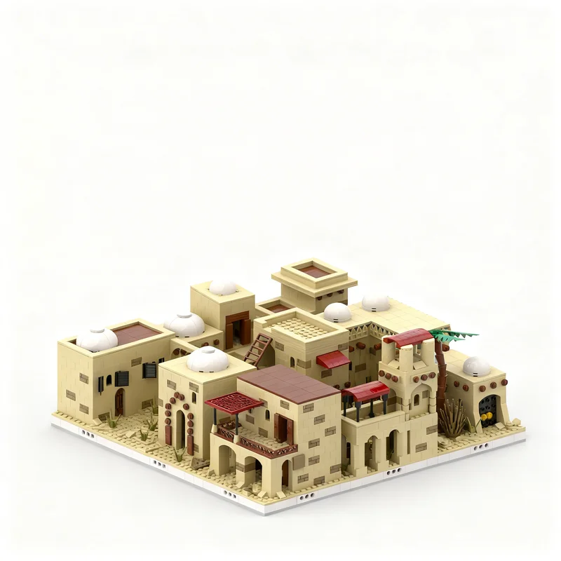 Art Craft Village - 3032 stuks MOC Modulaire gebouwen, model