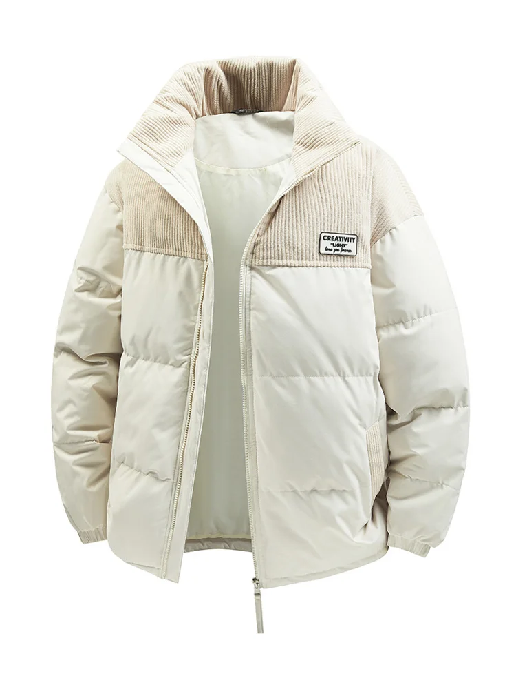 Men's Fashion Windbreaker Parka Coat Windproof Casual Autumn Winter Overcoat Warm Hombre New Male Jacket Streetwear Outdoors