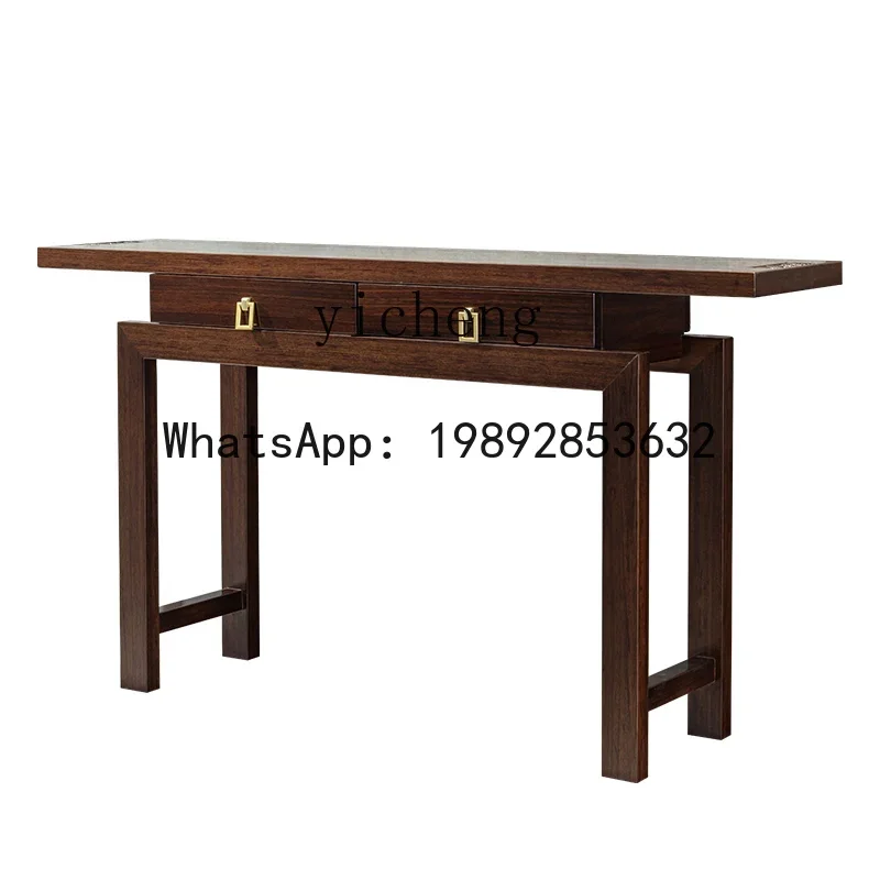 

X5-1 New Chinese Style Entrance Solid Wood Modern Zen Sideboard Living Room Storage Partition Cabinet Furniture