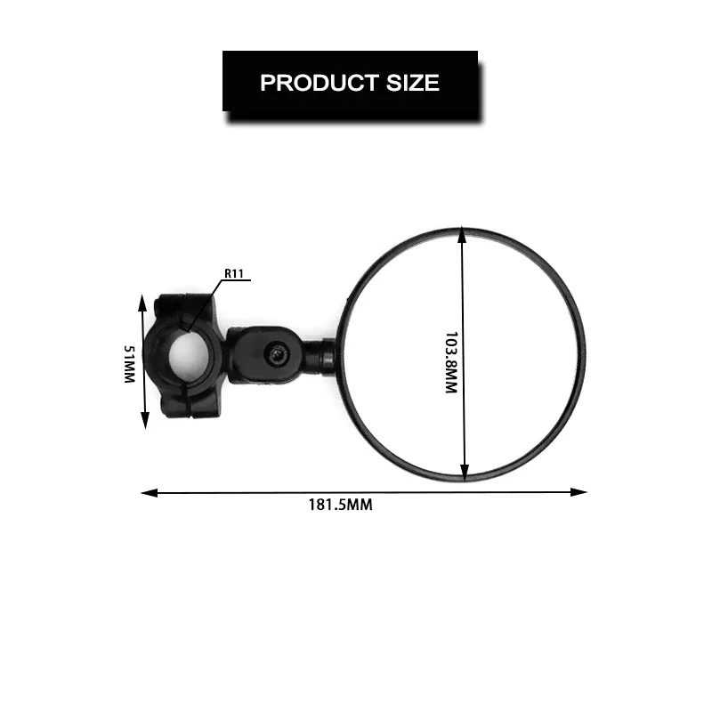 For 390 Enduro R 690 SMCR KLX 230 250 300 Dirt Bike Side Rear View Mirror Motorcycle Universal 7/8“22MM Rearview Mirror