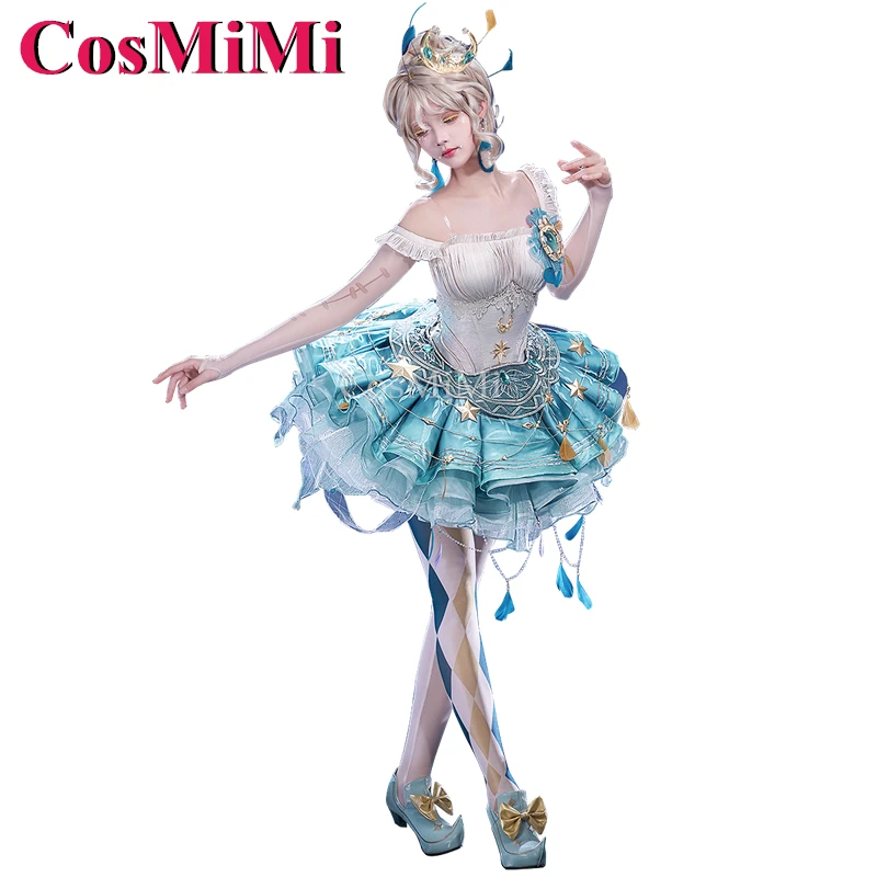 

CosMiMi Identity V Margaretha Zelle/Female Dancer Cosplay Costumes Wandering Moonlight Gorgeous Formal Dress Role Play Clothing