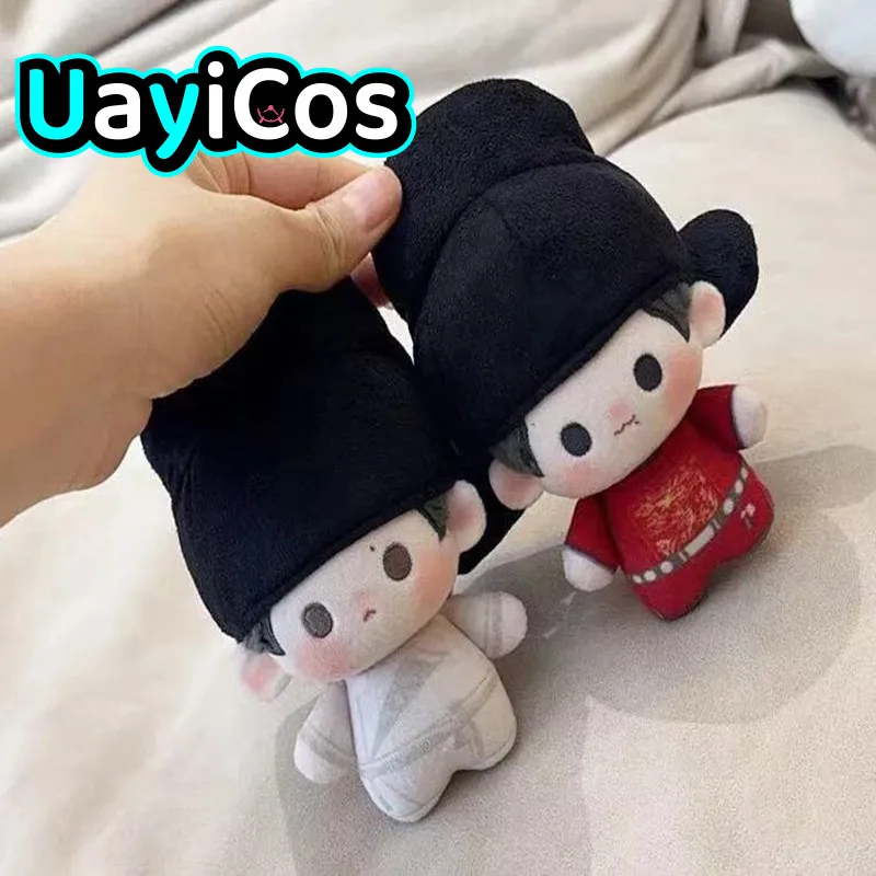 2PCS In Stock Original 10cm Wang Yibo Xiao Zhan Cool Guy Stuffed Plushies Doll Clothes Keychain Anime Game Toy Costume Cosplay