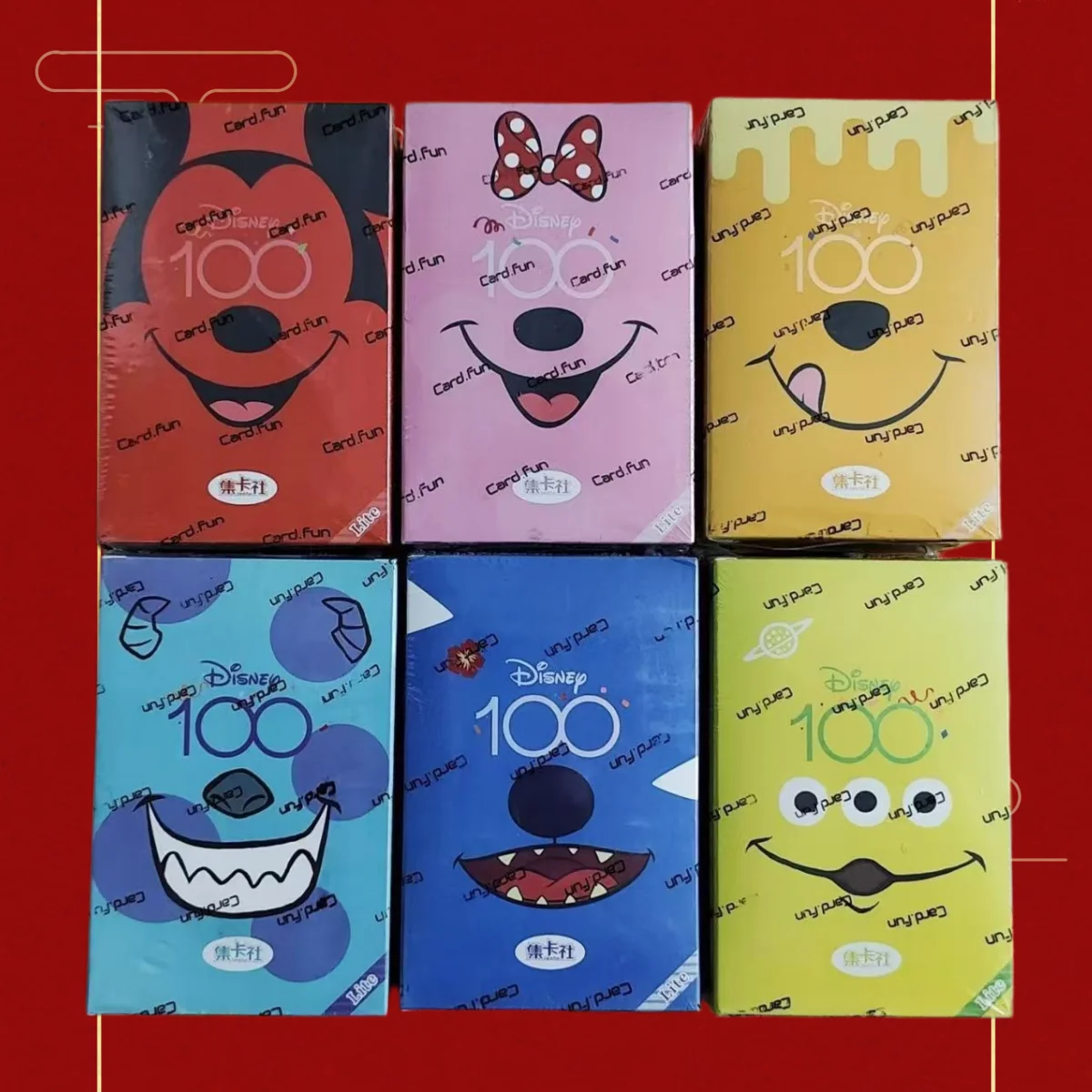 Genuine Disney 100th Anniversary Collectible Photolithography Card Children's Trading Card Zootopia Stitch Bear FrozenToy Gift