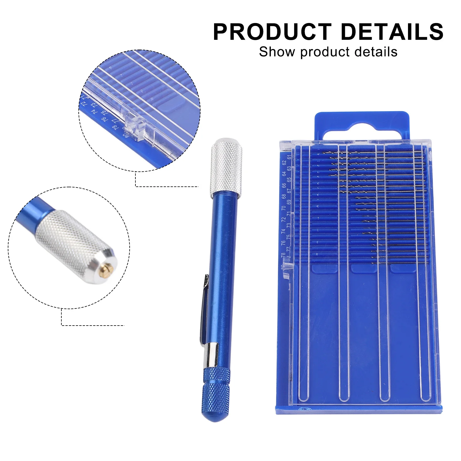 DIY Drilling Tool Jewelry Drill Crafting Activities High-Strength Drill Bits Metal Drill Body Pin Vise Handle For Fine Work