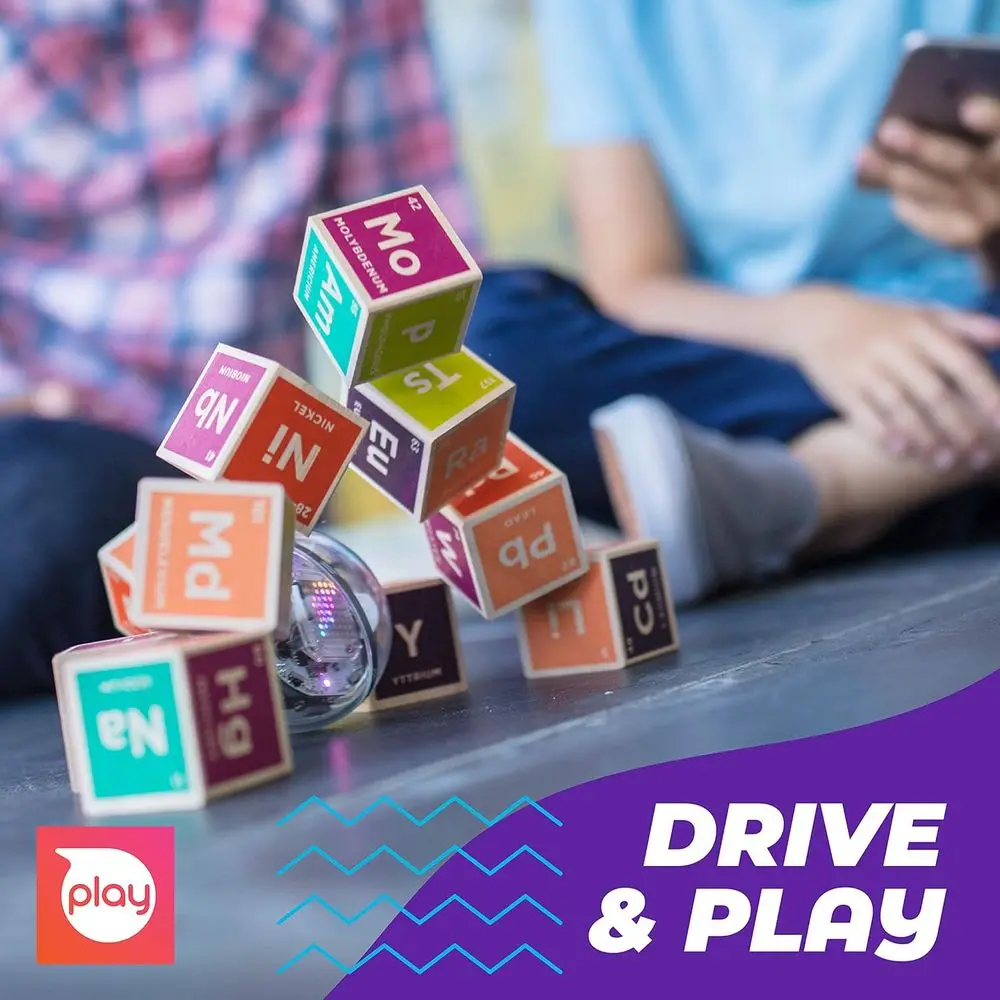 Sphero Bolt: Robot AI i programator dla dzieci od 8 lat - Nauka programowania z rysunkiem, klockami, JS, Python - Sensoryczny, Matryca LED, Wytrzymały i wodoodporny