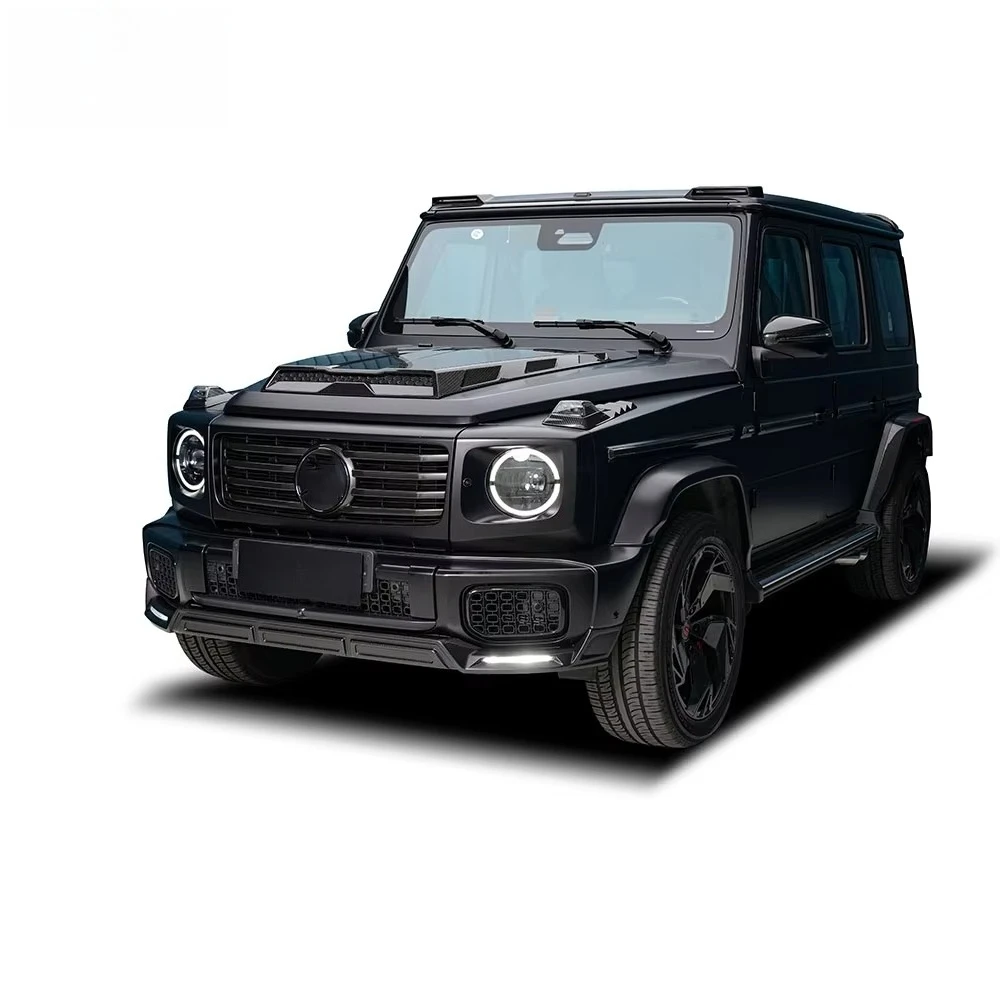 

2025+ G Class G WAGON W465 G450D Front Lip Dry Carbon Front Bumper Lip Lower Diffuser Exterior Auto Parts Car Accessory