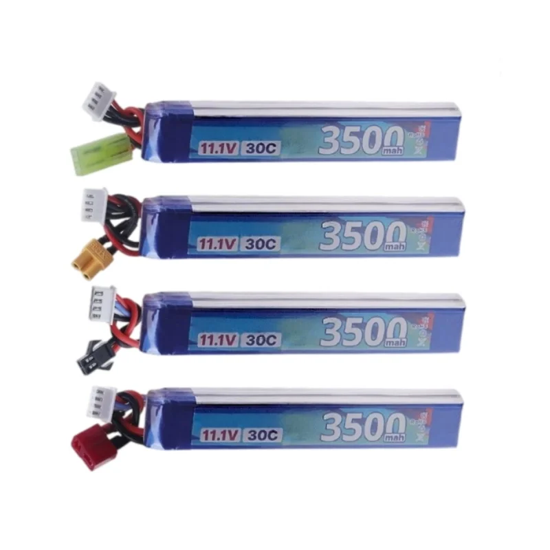 11.1V 3S 3500mAh 30C 5020120 Rechargeable Lipo Battery For Gel Blaster Jinming 8 M416 SLR Renxiang AKM Replacement Spare Parts