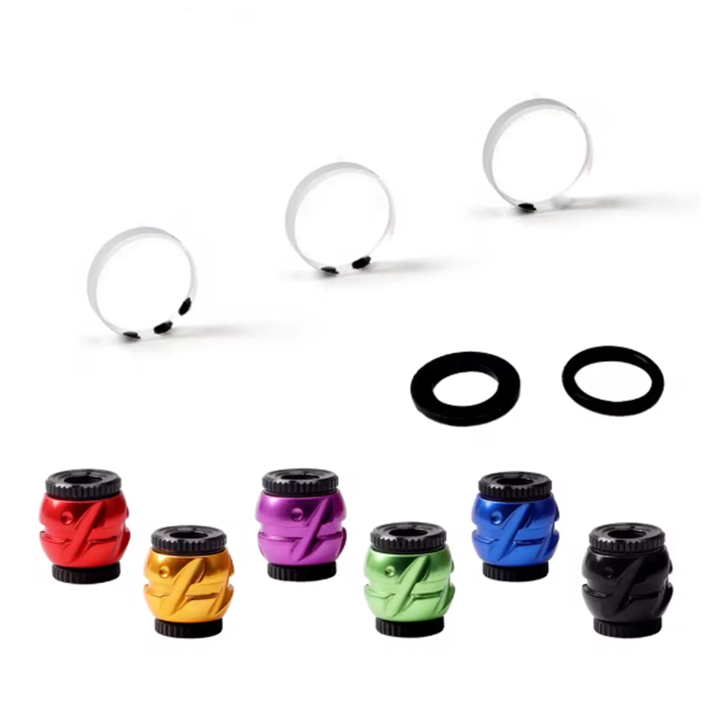Archery Compound Bow Peep Sight 37° 45° Variable Diameter Aperture with 4X 6X 8X Clarifier Lens Shooting Hunting Tools