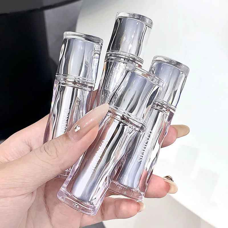 Spiegel Watergloss Lipdauw Lage Verzadiging Glas Lip Toot Lip Glazuur Hydraterende Hydraterende Witte Mond Rood