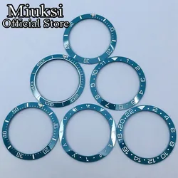 Miuksi high quality 38mm sky blue ceramics bezel insert fit 40mm watch case