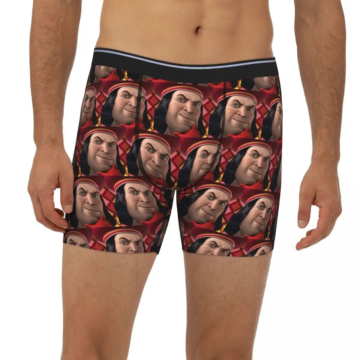 

LoRd FaRQuaAd Long Boxer Underpants Short Men Panties Soft Underwear for Homme Man Boyfriend Gift