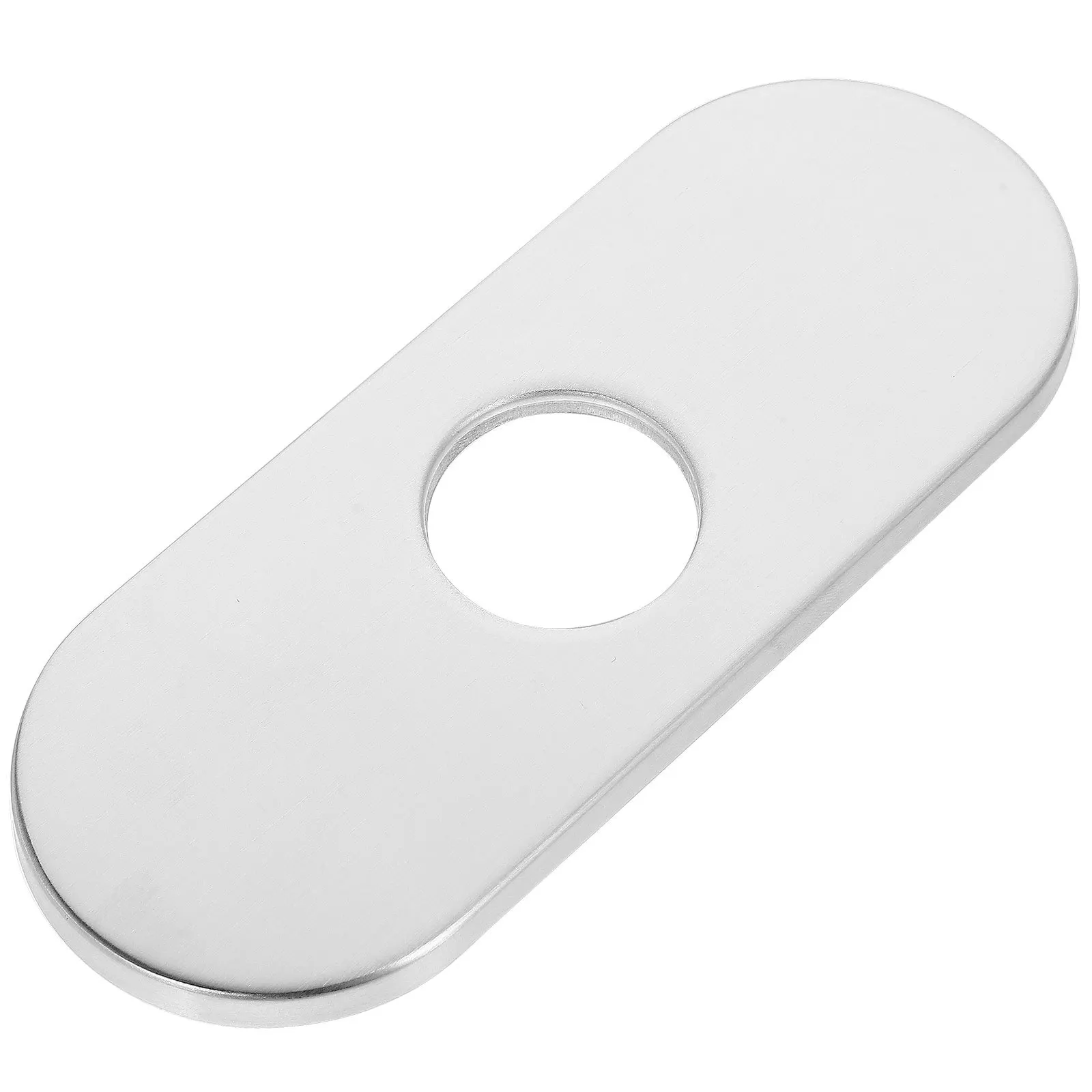 주방 수도꼭지 구멍 커버 스테인리스 스틸 데크 플레이트 매끄러운 마감 버 없음 내마모성 가정용 싱크대 공급 교체에 이상적