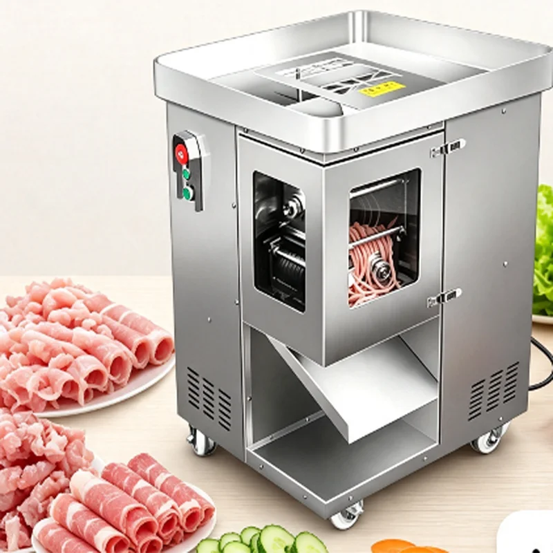 Wholesale Vertical Meat Shredding Machine Custom Blade Size Long Service Lifeessing Meat Slicer