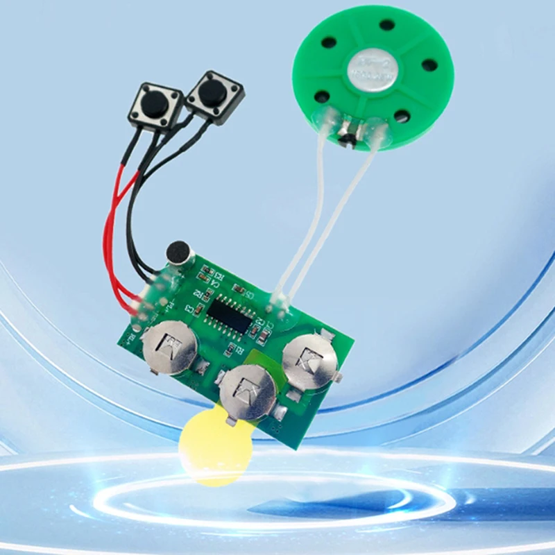 رقاقة بطاقات المعايدة DIY 120 ثانية قابلة للتسجيل وحدة رقاقة الصوت الصوتية القابلة للتسجيل رقاقة بطاقة المعايدة وحدة صوت قابلة للتسجيل