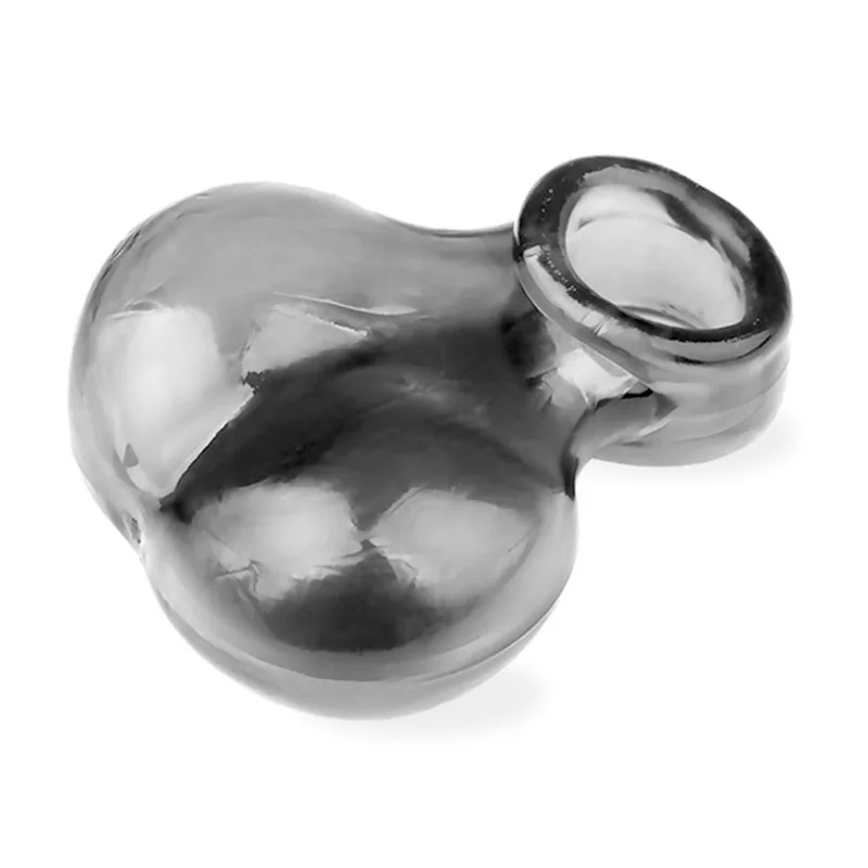 Soft Silicone Chastity Cock Ring Penis Ring Ball Sleeve Scrotum Stretcher Pendant Testicle Squeezer BDSM Bondage Sex Toy for Men