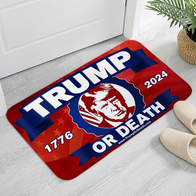 

Rug for Bedroom A-Trump 2024 Funny Doormat Entrance Door Bathroom Hallway Veranda Floor Mat Non Slip Living Room Floor Carpet