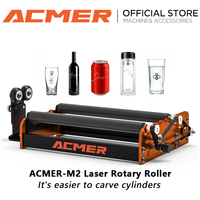 ACMER M2 Laser Rotary Roller,  Y-axis Rotary 360° for Engraving Cylindrical Objects, Ring, Suitable for Most Laser Engrave