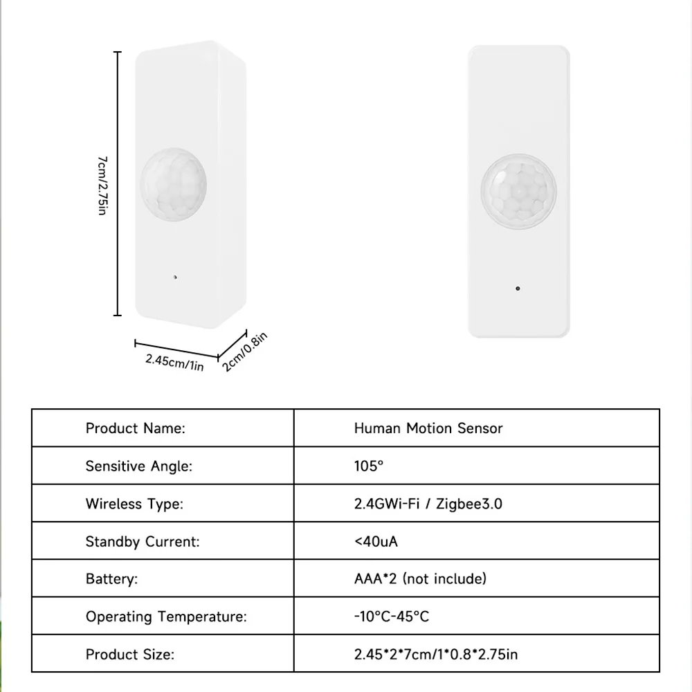 Tuya WiFi/Zigbee PIR محس حركة المنزل الذكي جسم الإنسان كاشف الأشعة تحت الحمراء الأمن الحياة الذكية يعمل مع Alexa Google Home
