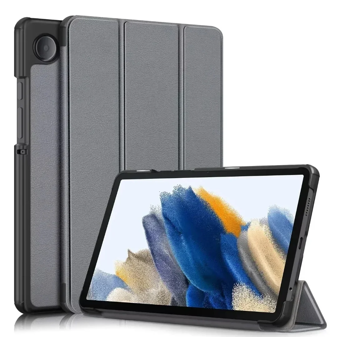 Funda For Samsung Galaxy Tab A9 Case 8.7 inch PU Leather Folding Stand Smart Cover For Galaxy Tab A9 8.7