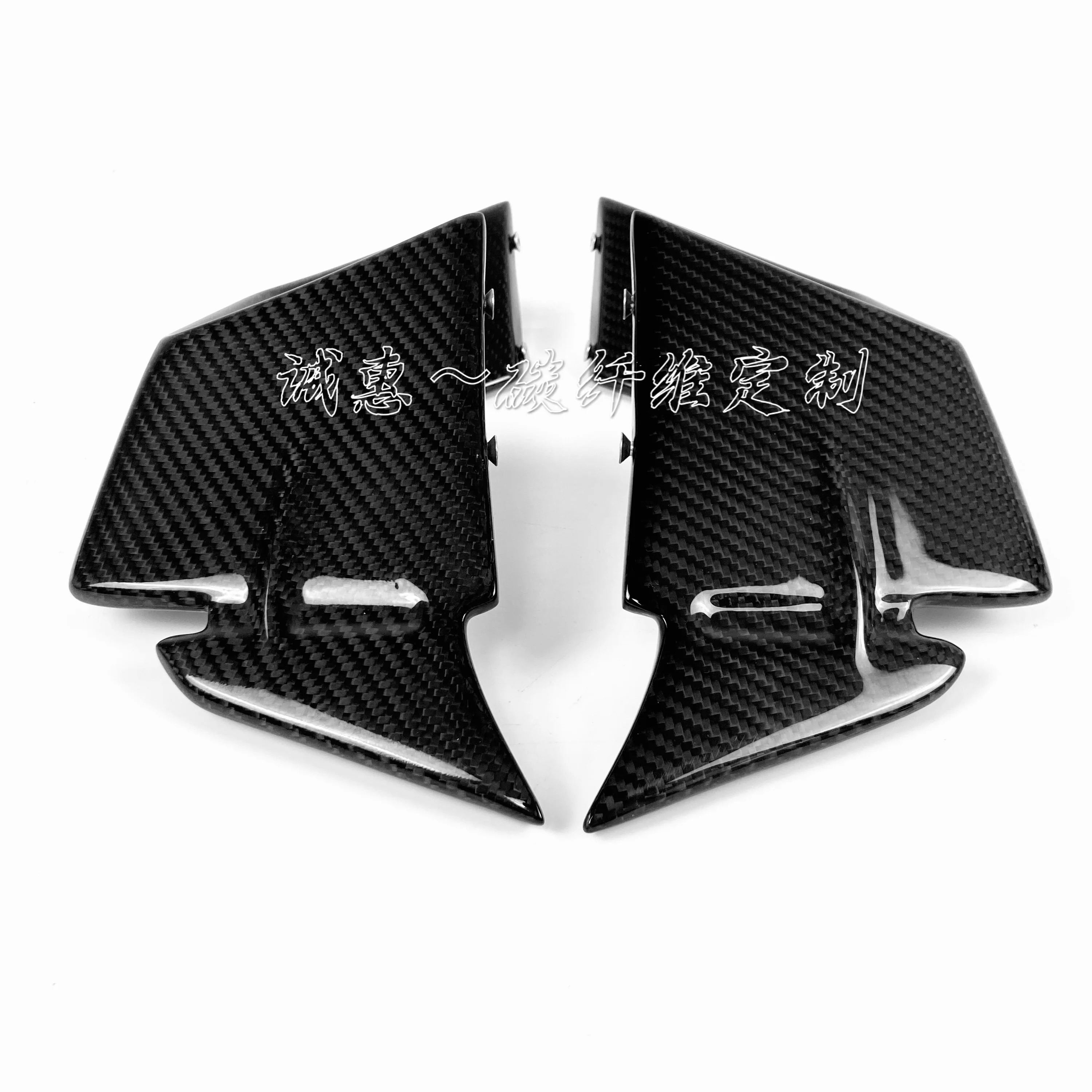 For BMW S1000RR M 19-22 Modified Carbon Fiber Fixed Wind Wing Wind Knife Real Carbon Parts Dry Carbon Material