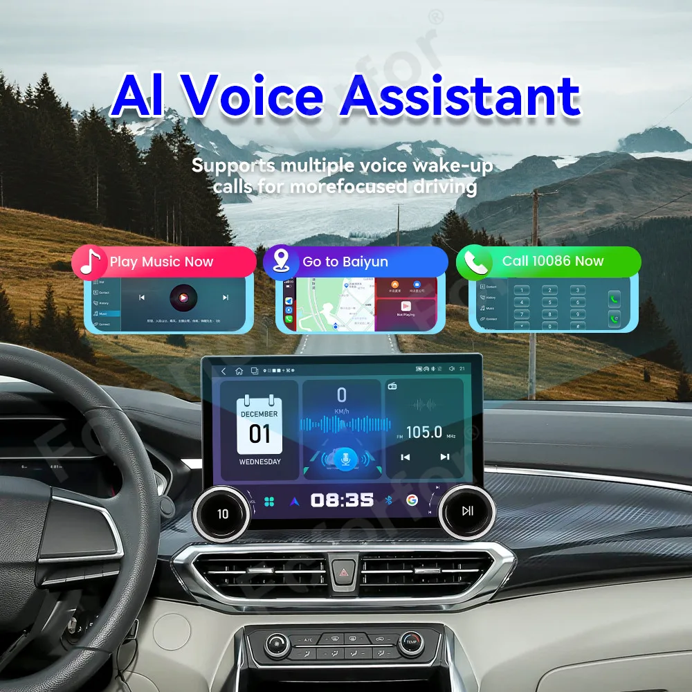 Premium Modern 11.5 Inch Android 15 HD Touch Wireless CarPlay Android Auto GPS Multimedia Player For SAIC MAXUS G50 2022-2026