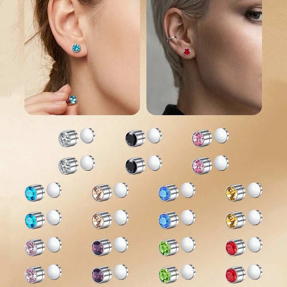 Fake Ear Studs, Fake Nose Ring, Fake Nose Stud,No Piercing Required Fake Nose Ring, Unisex No Piercing Body Jewelry view 6