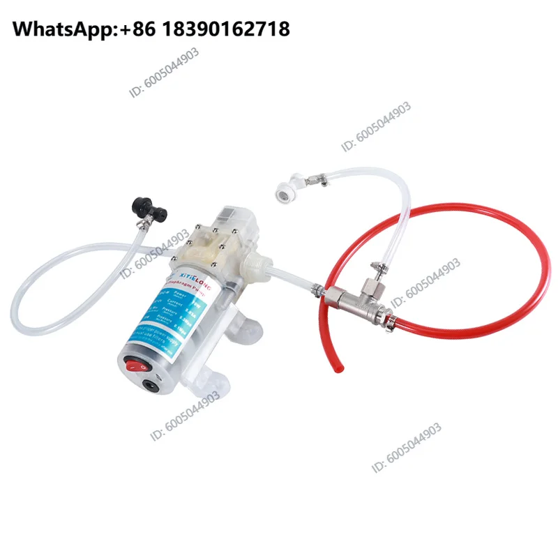 Home Brewing Quick Carbonation Pump,Gas Fermentation Beer Circulating Pump,Quick Way Carbonate Keg Wort In-line Aeration Device