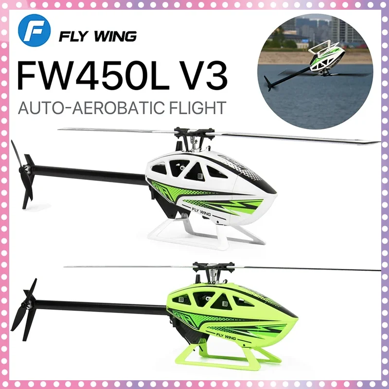 FLYWING FW450 RC 6CH 3D FW450L V3 Smart GPS FBL Gyro Helicopter RTF H1 Flight Controller Brushless Remote Control Helicopter Toy