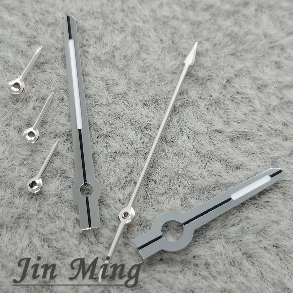 Luminous Watch Hands for VK63 Quartz Movement 6Pins Watch Pointers Silver Black Gold Rose Green High Quality Fit VK63A - view 4