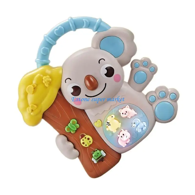 090B Baby Musical Piano Toy Cartoon Rattle Music Toy Auditory Early Educational Toy