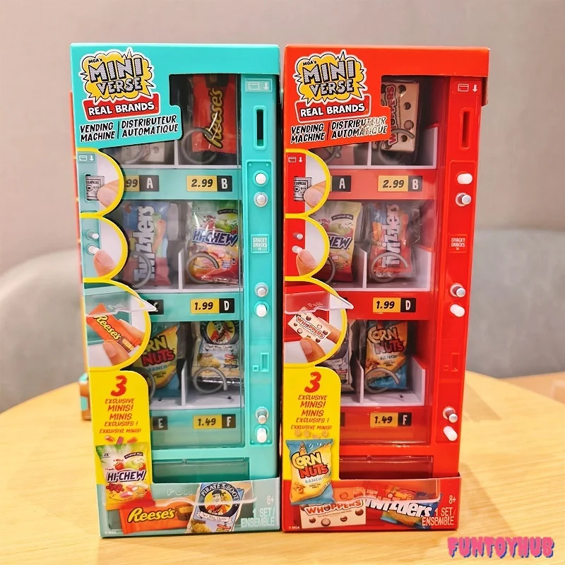 Miniverse Mini Vending Machine Toy, Mini Snack Miniature Playset, Collectible Tiny Food Dollhouse Decor, Kids Mystery Box Gifts view 2