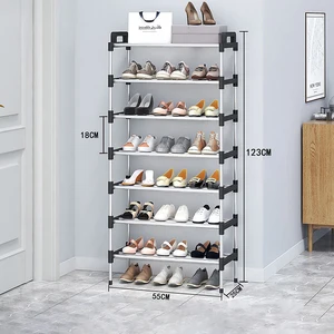 3-7 Simple floor shoe rack multi-tasting dust tasting household port 7 Main sales shoe rack - №5