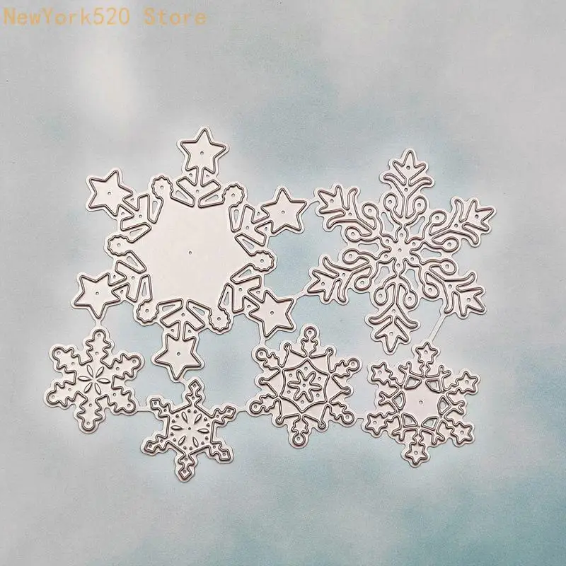 Christmas Snowflake Metal Cutting Dies Stencil DIY Scrapbooking Album Stamp Pape N84C