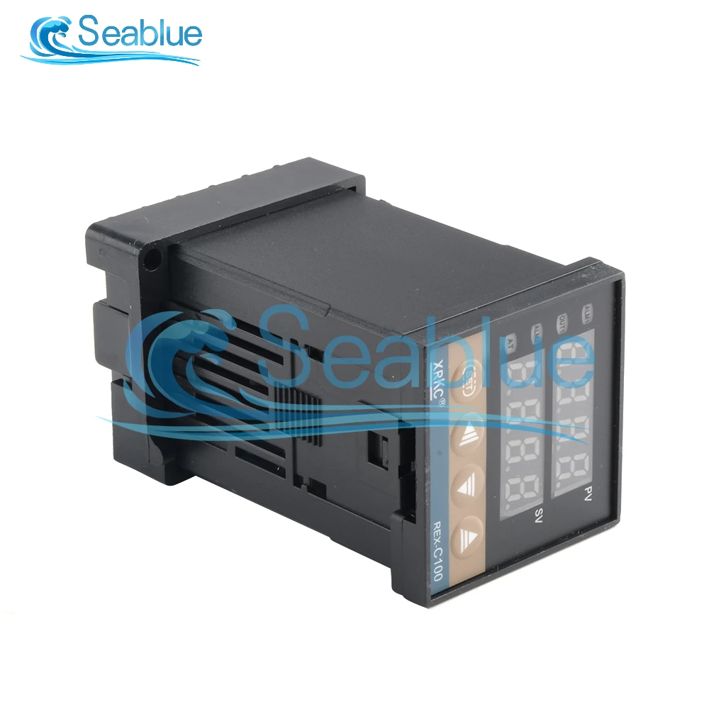 AC110-240V REX-C100 Digital PID Intelligent Temperature Controller Alarm Universal/K Type REX C100 Thermostat SSR Relay Output