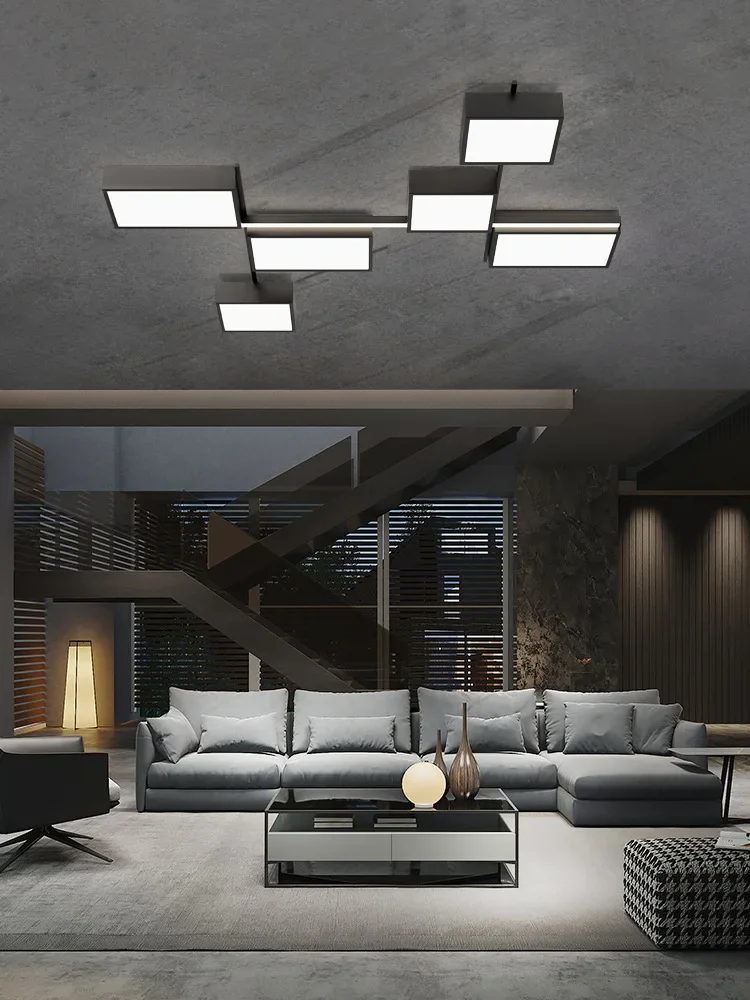 Wohnzimmerleuchte, einfach, modern, stimmungsvoll, kreativ, Arbeitszimmer, Büro, Decke