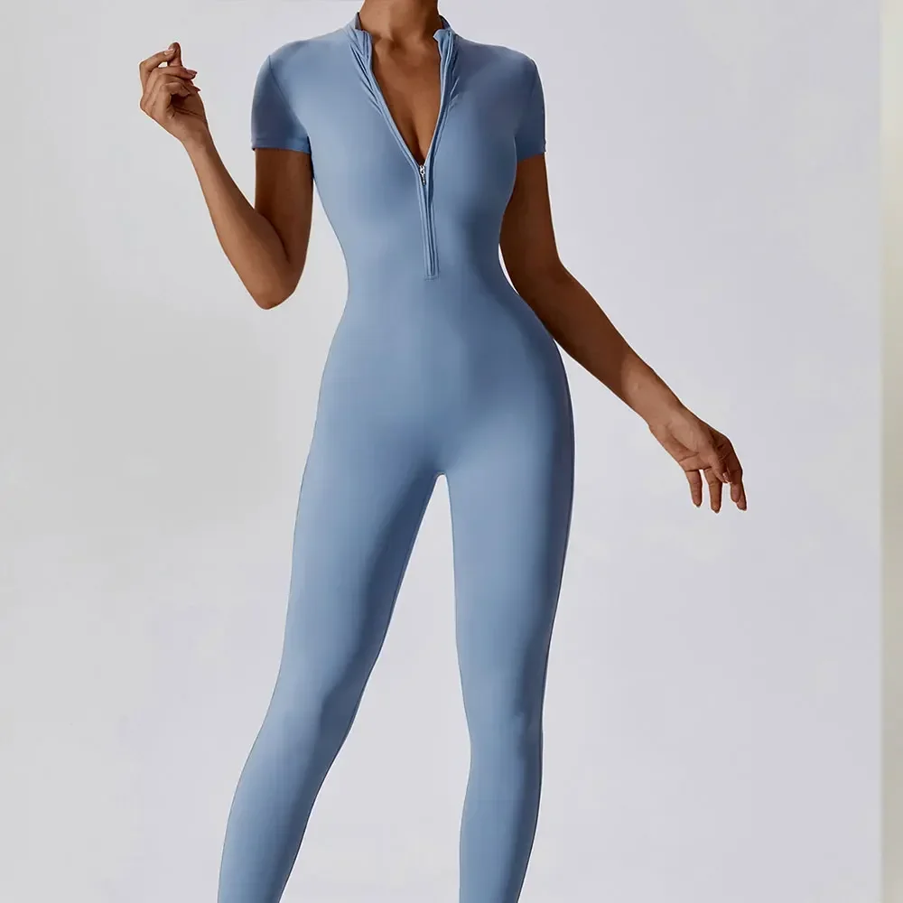 Nuovi vestiti da yoga tuta allenamento set sportivo tute da donna set da palestra allenamento da donna tuta fitness siamese abbigliamento sportivo femminile