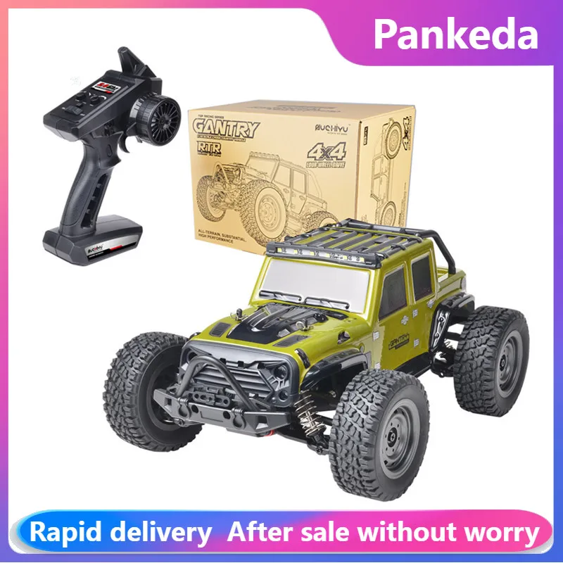 SCY-16103 1:16 38KM/H 4WD RC Car LED Headlights 2.4G Waterproof Remote Control Cars High Speed Drift Monster Truck for Kids Toy