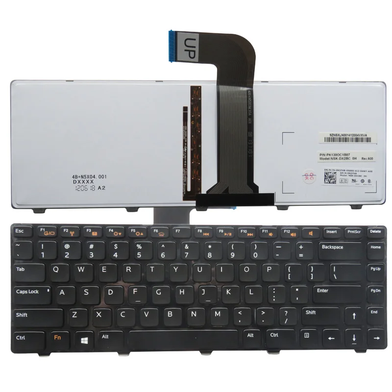 US/RU/SP/FR/AR/UK Keyboard For DELL Vostro V1440 V1450 v2420 2520 V3350 V131D Inspiron 7520 7420 15RR-3518 5520 14Z-N411Z