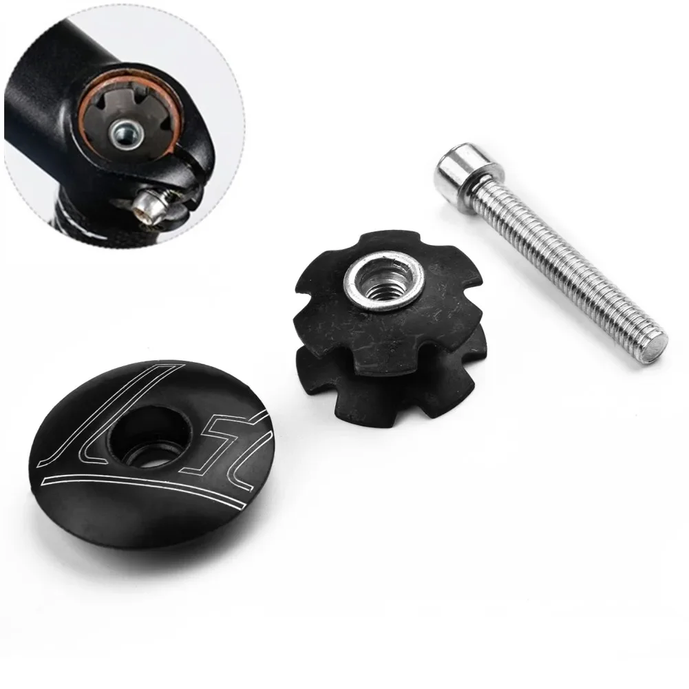 Bike Ahead Headset Star Nut&Top Cap Set For 1-1/8\