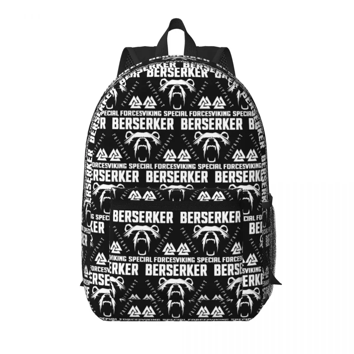 

Berserker Viking Student Backpack School Bag Hiking Travel Daypack for Boys Girls Bookbag Shoulder Bags