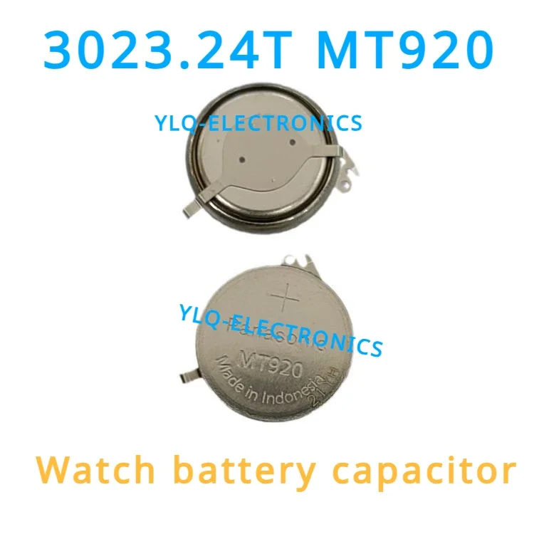 1pcs 3023.24T 3023-24T MT920 with tags feet 3023 24T 302324T Seiko Kinetic Watch Rechargeable Battery Capacitor replace 3023-44Z