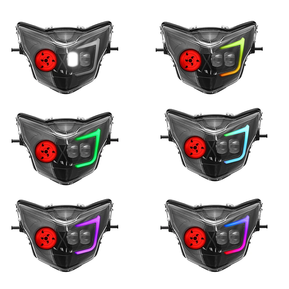 دراجة نارية ذكية بقيادة مصباح أمامي ، IOS وتطبيق أندرويد يتم التحكم بها ، DRL ديناميكية لياماها LC135 نماذج