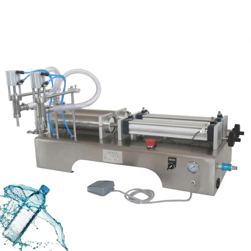 

Small Commercial 50-500ml Liquid Filling Machine – Double Nozzles, Semi Automatic, 304 Stainless Steel