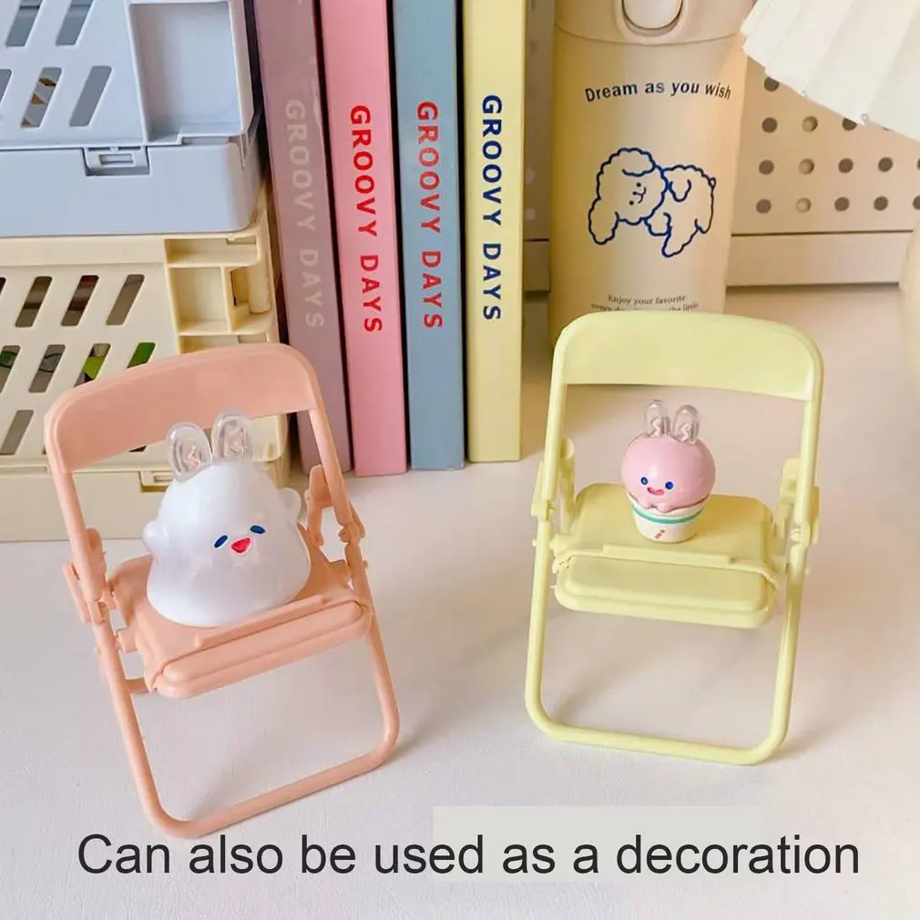 2022 Phone Stand Foldable Chair Cell Desktop Multifunctional Mobile Phones Holder Lazy Practical Stand Cellphone Bracket Hot