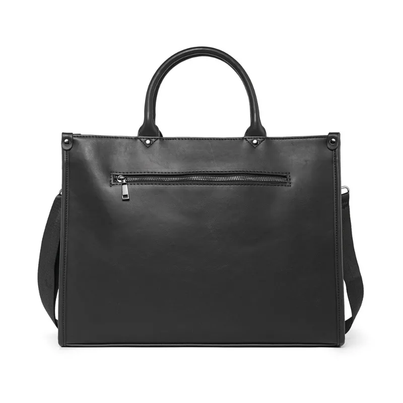 Mode-Design Aktentaschen Männer Handtaschen Vintage Große Kapazität Totes Für Männer Aktentaschen Mit Schulter Gurt Umhängetasche Männlich