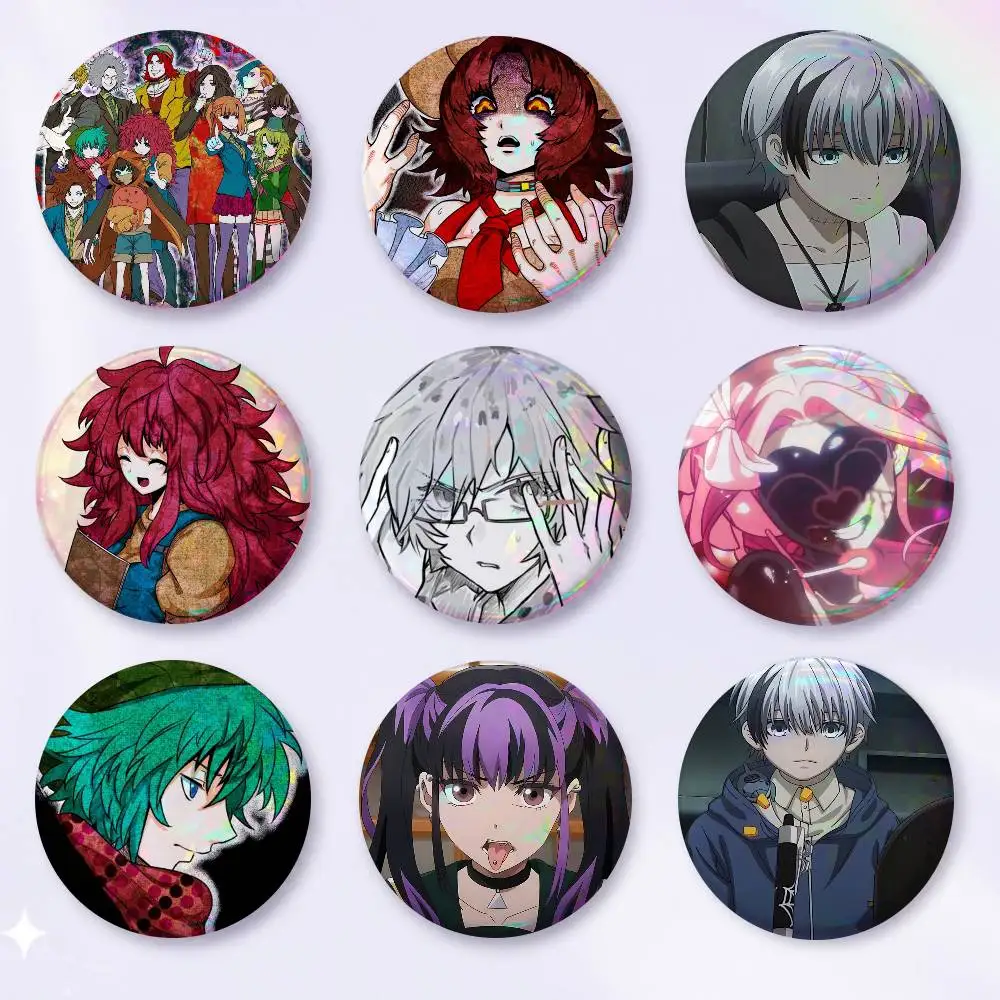 A-Game Your Turn To Die Death Cartoon Round Brooches On Backpack Jacket Acrylic Button Pins Collection Gifts