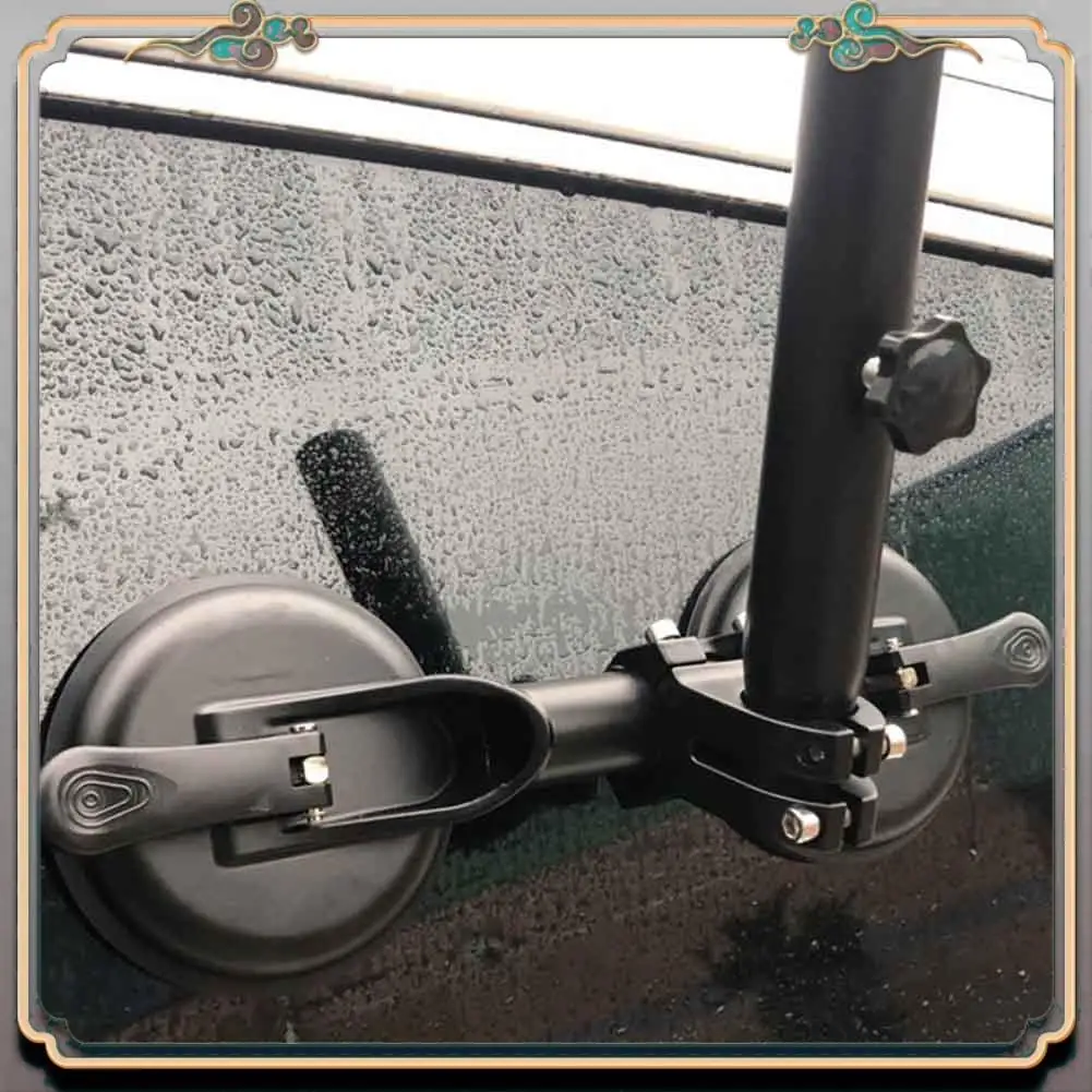 

Durable Flag Pole Holder With Suction Cup Multiposition Flagpole Holder Flag Pole Mounting Bracket For RV Truck SUV Use
