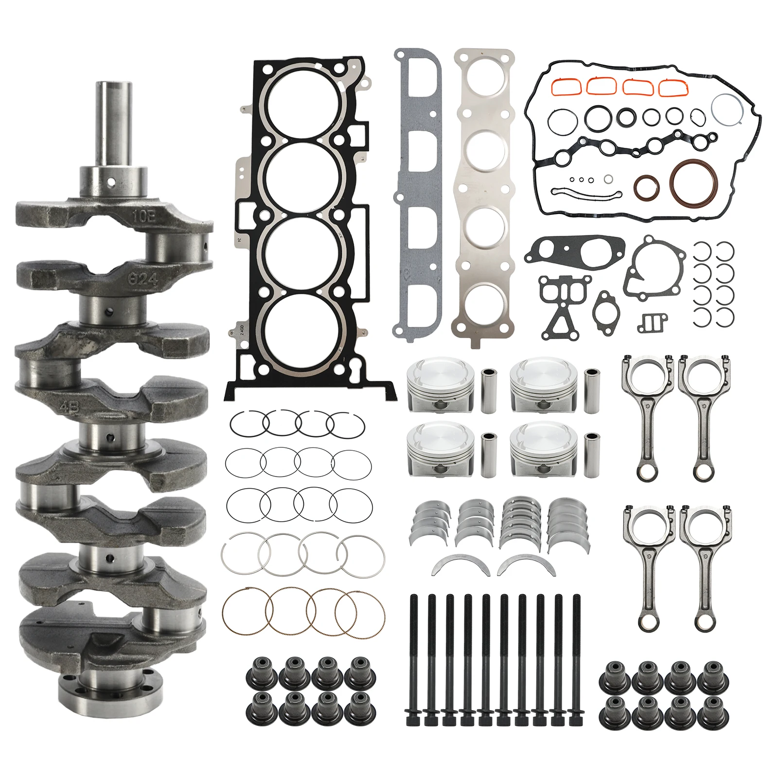 

G4KE 2.4L Engine Overhaul Rebuild Kit Crankshaft Con Rods For Hyundai For KIA