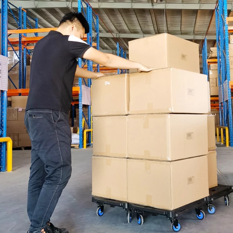 Portable Foldable Dolly Handcart Hand Truck Splicing Trolley Mobile Cargo Cart Handling Goods Rat Barrow Rat Cart