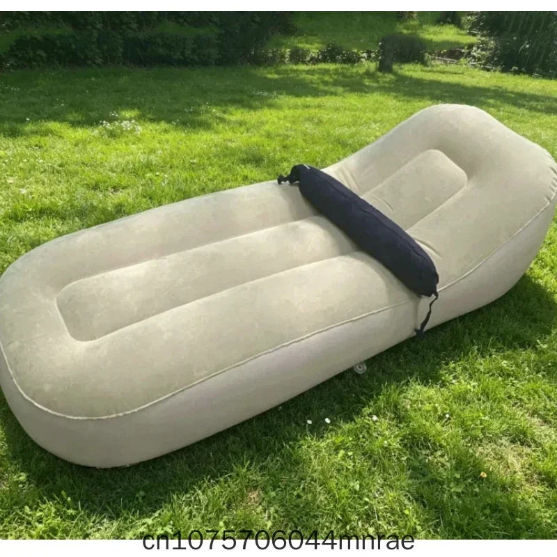 Automatic Inflatable Sofa Outdoor Camping Portable Air Mattress One Click Inflation Leisure Lounge Sofa For Travel Picnic Garden